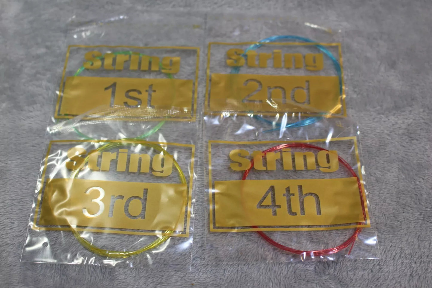 Spock Ukulele Strings Set Nylon Colorful Warm tone Nylon Strings Guitar NEW