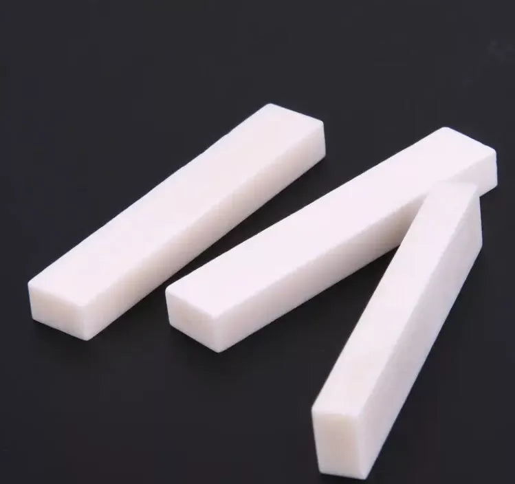 1PC Acoustic Guitar Bridge Nut bone DIY instrument material Bass UkuleLe Banjo
