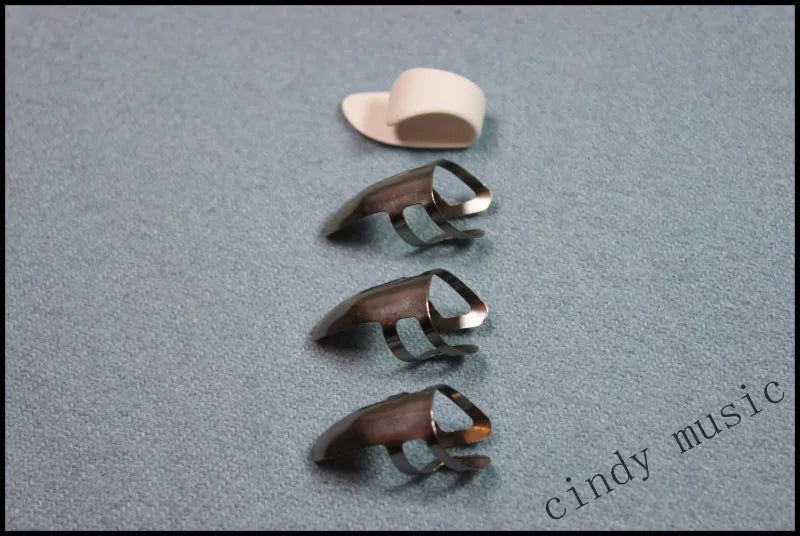 1 Thumb+3 Finger Nail Acoustic Electric Classical Guitar Picks Plectrum Set AU