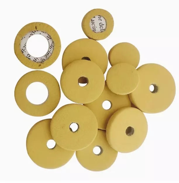 16pcs Flute Leather Pads Hole Plugs Repair Parts （Open hole）Flute Accessories AU