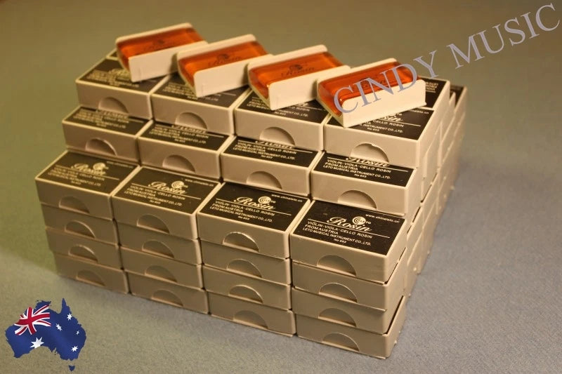 100pcsNatural Rosin suit all bow types Violin Viola Cello Amber minimal residue