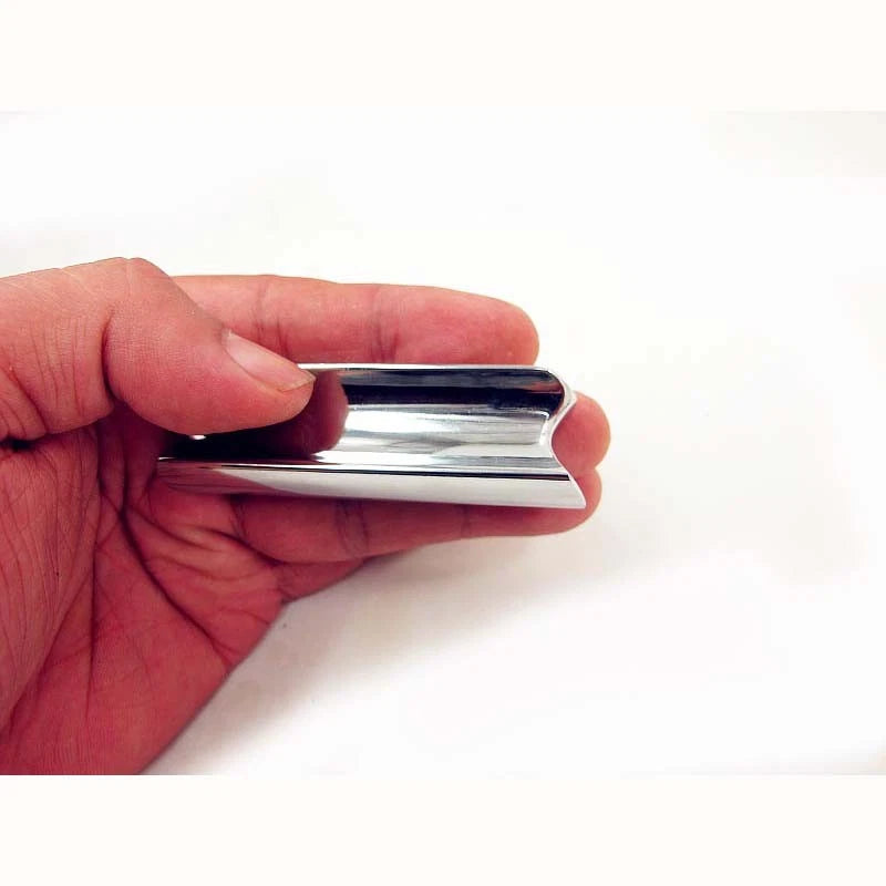 Solid Hawaiian Guitar Slide Tonebar Lap Steel Metal Electric Guitar Accessory silver