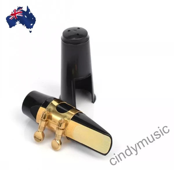 Soprano Saxophone Mouthpiece Set 1xMouthpiece 1xCap 1xMetal Ligature 1xReed bB