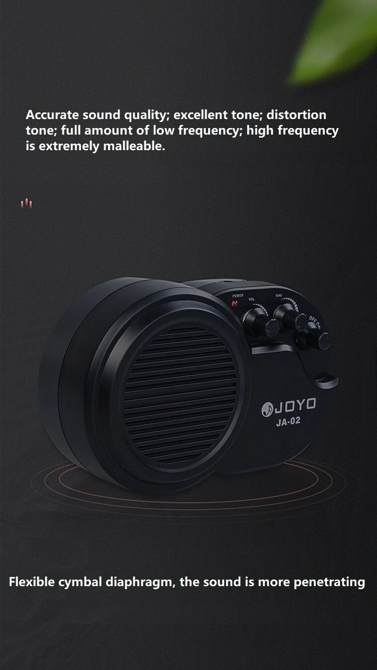 Guitar Mini Amplifier Headphone Clean Distortion with Earphone 3.5mm Interface