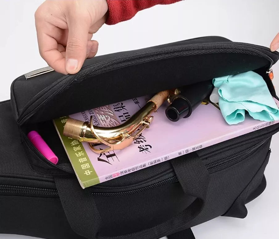 Fashionable Sax Gig Bag Alto Saxophone Case Thicken Double Zippers Saxophone Bag