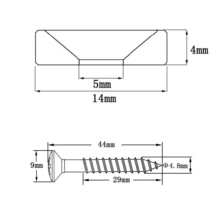 1Pc/4Pcs Electric Guitar Bass Neck Mounting Ferrules Screws Guitar Bass Parts AU
