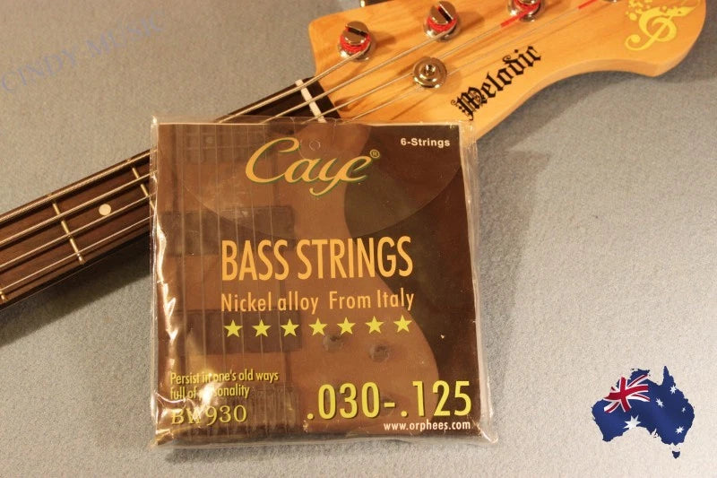 HIGH QUALITY Electric Bass Guitar Strings-Medium Gauge 6Strings Set 030 -125
