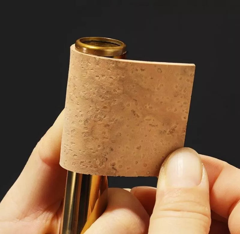 SOPRANO Saxophone Cork Neck Sheet Strip Interface Blow Nozzle Musical Instrument