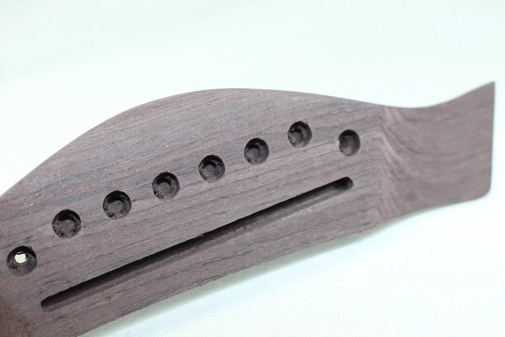 Wood Guitar Bridge for 6 String Acoustic Guitar Replacement Parts
