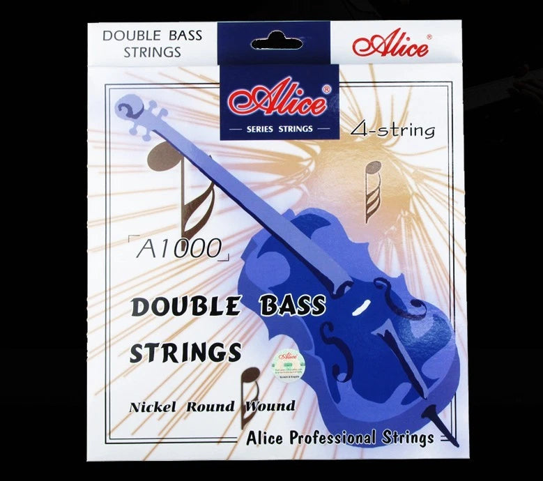 Alice Double Bass String set4/4 3/4 1/2 1/4 Universal Alloy wire winding process