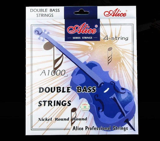 Alice Double Bass String set4/4 3/4 1/2 1/4 Universal Alloy wire winding process