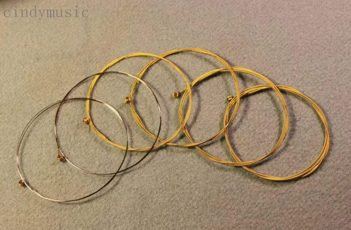 2 SET CAYE AW635 Phosphor Bronze Custom Light Acoustic Guitar Strings 12/54