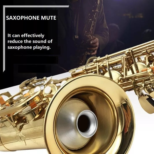 Saxophone Mute Silencer Soprano Alto Tenor Sax Muffler Instrument Accessory AU