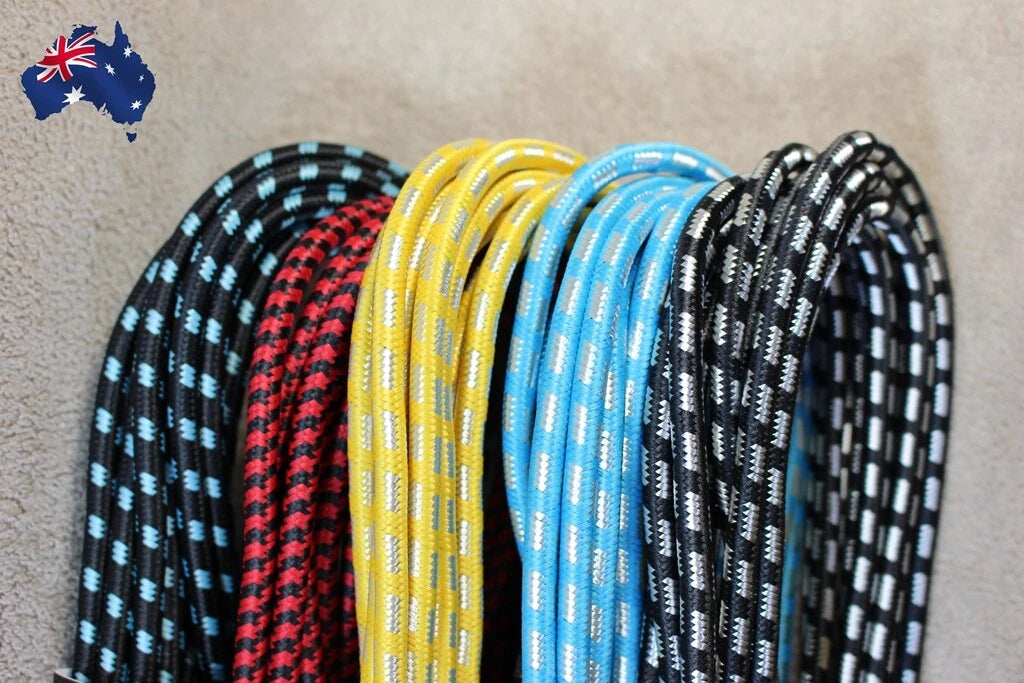 3M 5M 10M Guitar Lead Instrument Amp Cable Noiseless Audio Cable Braided Tweed