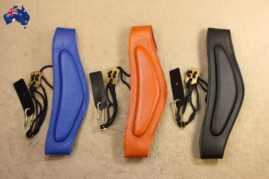 Adjustable Leather clarinet Strap Metal Hook Suspenders Widened Thickened Neck