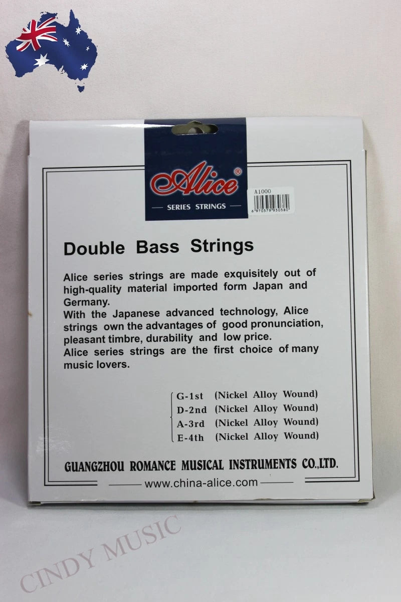 Alice Double Bass String set4/4 3/4 1/2 1/4 Universal Alloy wire winding process