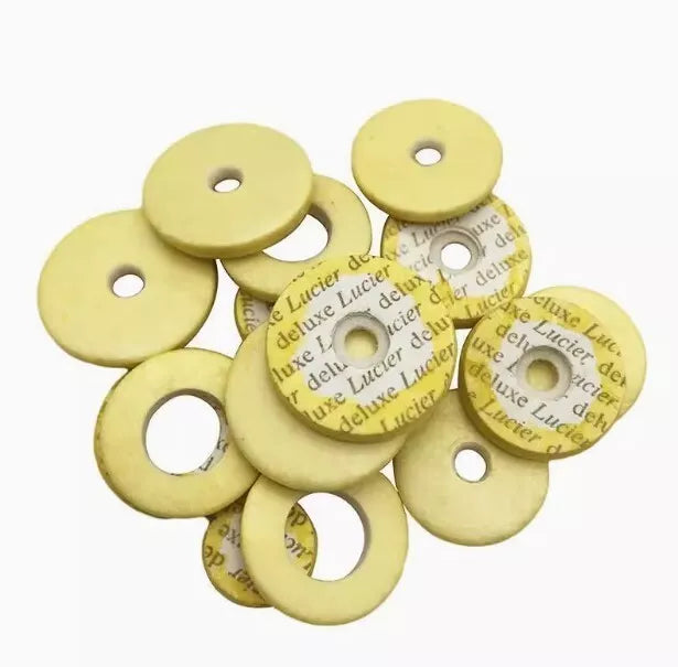 16pcs Flute Leather Pads Hole Plugs Repair Parts （Open hole）Flute Accessories AU