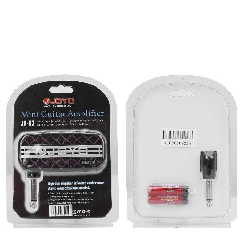 Guitar Amplifier 3.5mm Jack Headphone MP3 Mini AMP 6 tones to choose from