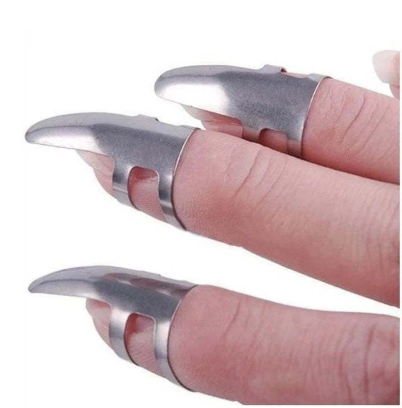 1Pc Metal Acoustic Guitar Picks Banjo Ukulele Finger Nail Picks Adjustable