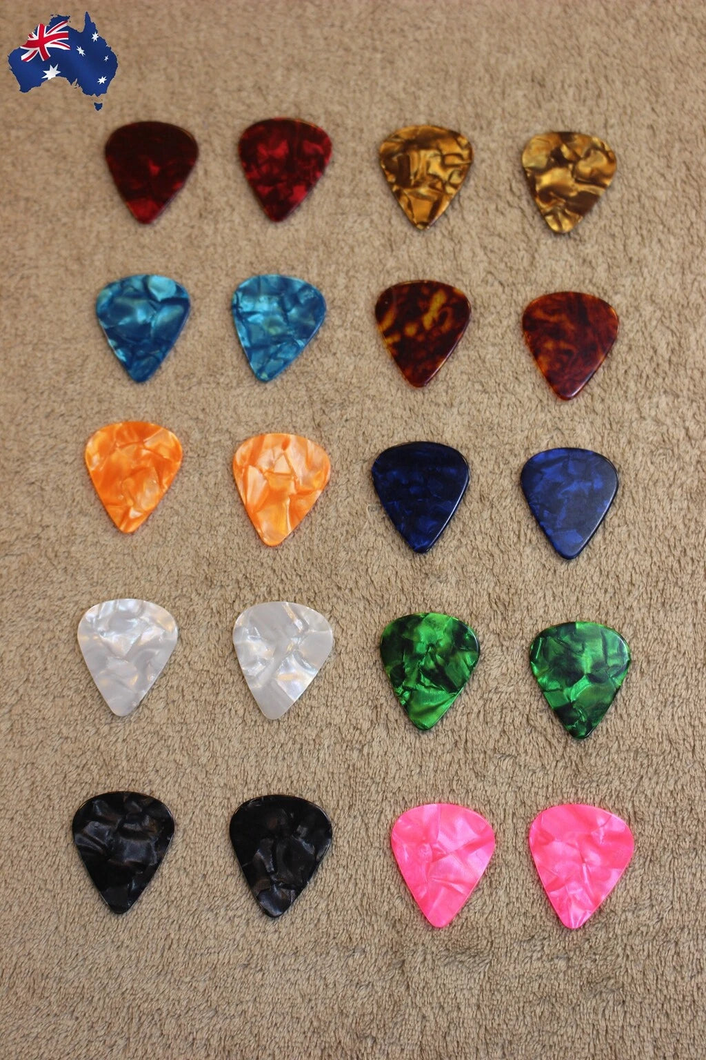 20pcs Guitar Picks Acoustic Electric Guitar Ukulele Picks 0.46mm Guitar Accessories