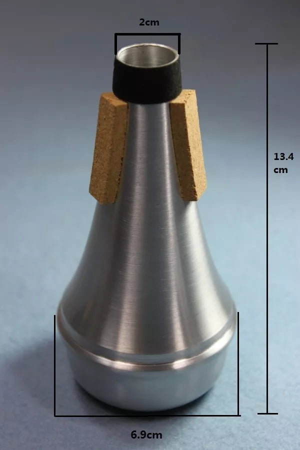 Trumpet Mute Quiet Practice Silencer Lightweight With Cork Jazz ClassicBeginners