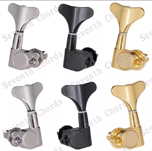 4PCS Electric Bass Guitar Tuners Machine Heads Bass Guitar Tuning Pegs Tuning AU