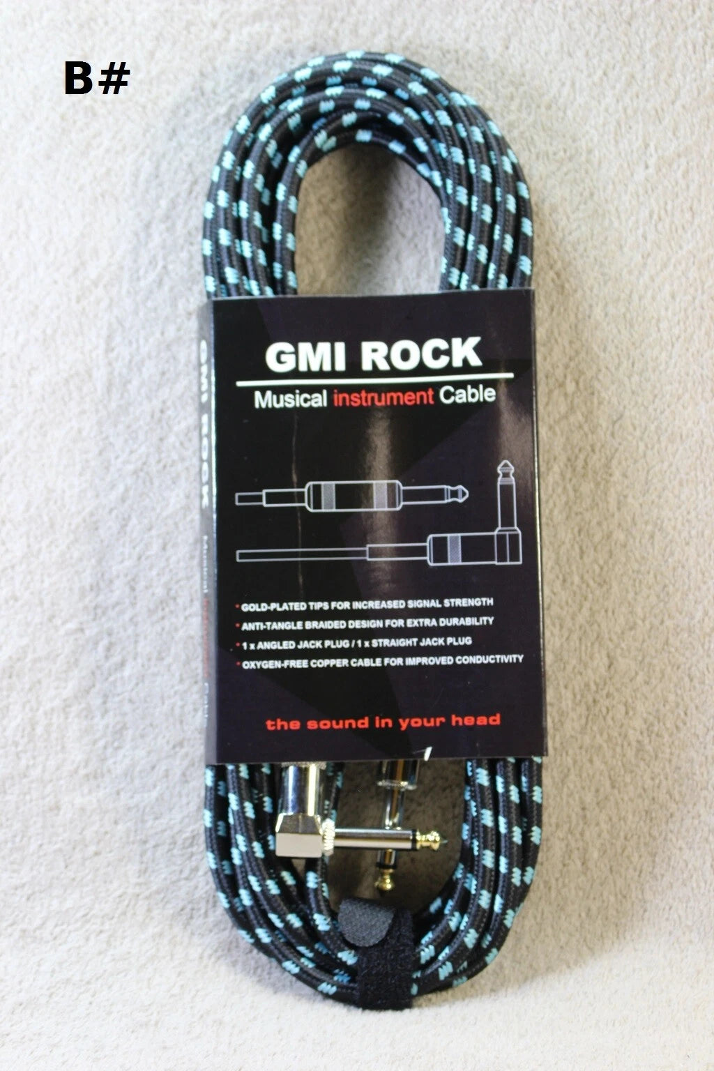 3M 5M 10M Guitar Lead Instrument Amp Cable Noiseless Audio Cable Braided Tweed
