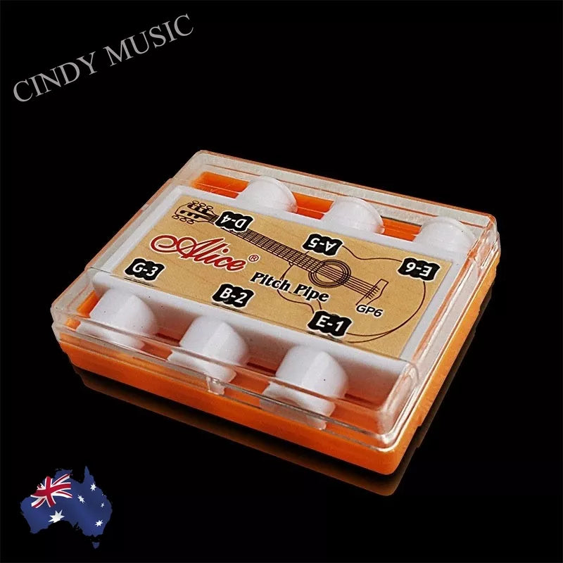 Guitar Pitch Pipe Six Tones E, A, D, G, B, E,Tuner Musical Instrument Accessorie