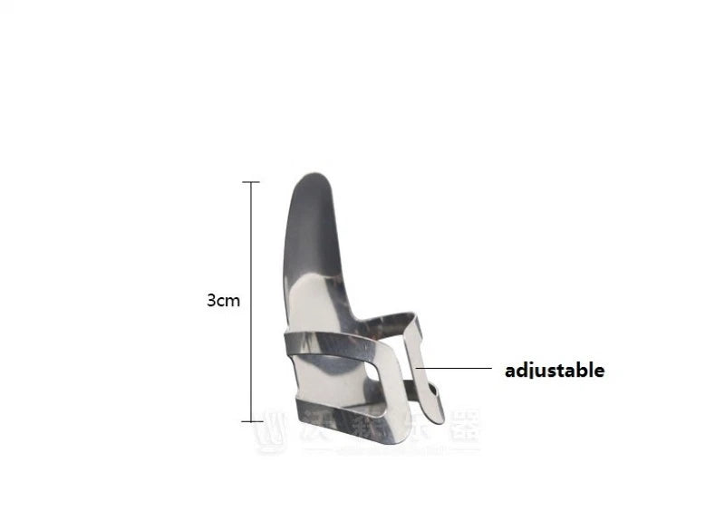 1Pc Metal Acoustic Guitar Picks Banjo Ukulele Finger Nail Picks Adjustable