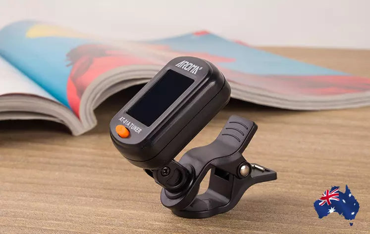 Digital Tuner Clip On Bass Guitar Violin ukulele LCD Battery Multifunction Tuner