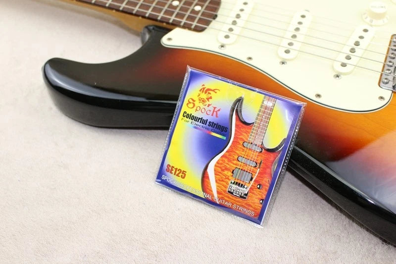 09-42 Colourful Electric Guitar Strings Nickel plated Outer Material Ultra-light