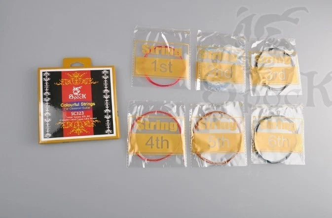 09-42 Colourful Electric Guitar Strings Nickel plated Outer Material Ultra-light