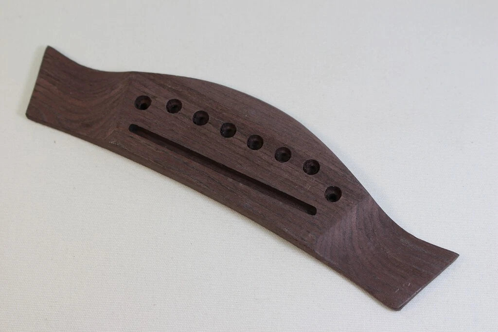 Wood Guitar Bridge for 6 String Acoustic Guitar Replacement Parts