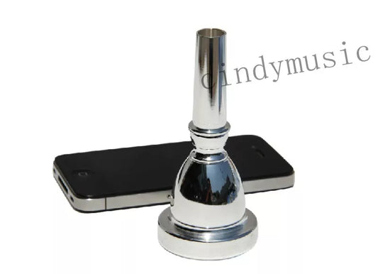 Tuba/Bass Horn Mouthpiece Silver Plated Musical Instrument Accessories