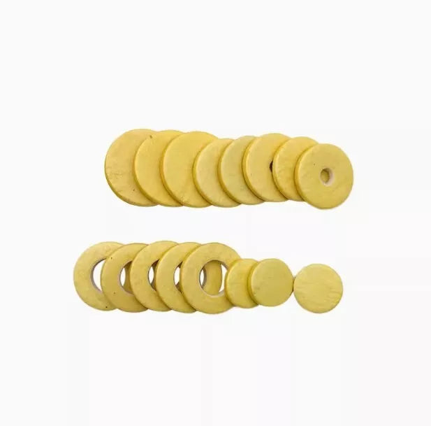 16pcs Flute Leather Pads Hole Plugs Repair Parts （Open hole）Flute Accessories AU