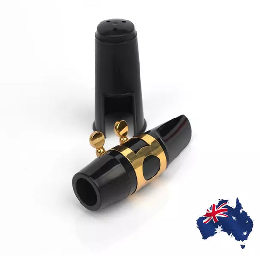 Tenor Saxophone Mouthpiece Set 1x Mouthpiece/1x Cap/1x Metal Ligature AU NEW