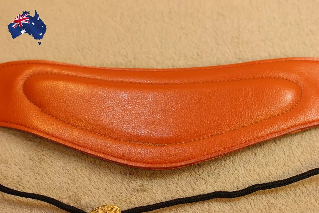 Adjustable Leather Saxophone Strap Metal Hook Suspenders Widened Thickened Neck