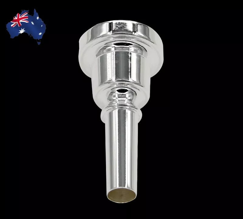 Silver Plated Baritone Mouthpiece Rich Dark Sound 11.5mm Socket Brass Accessorie
