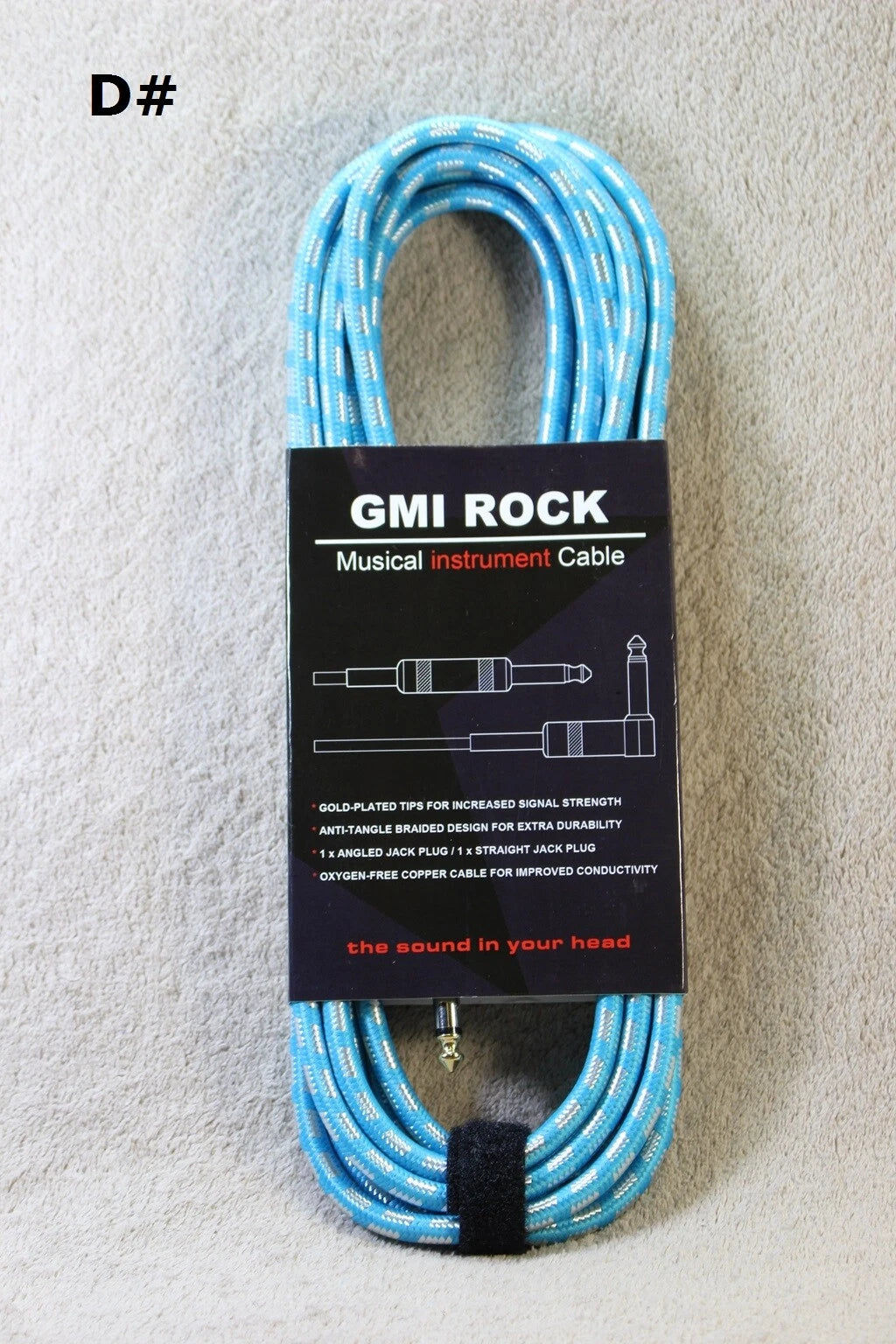 3M 5M 10M Guitar Lead Instrument Amp Cable Noiseless Audio Cable Braided Tweed
