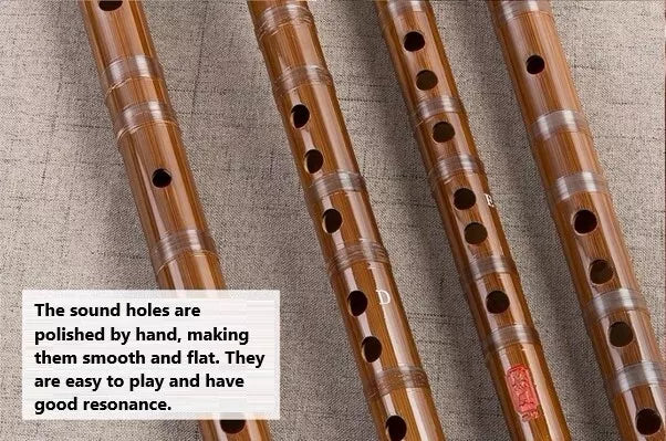 Professional 5pcs set Bamboo Dizi Flute Traditional Flute Musical Instruments AU