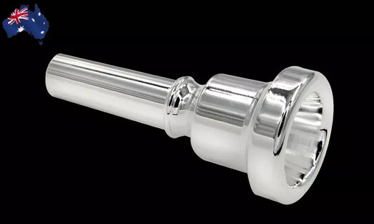Silver Plated Baritone Mouthpiece Rich Dark Sound 11.5mm Socket Brass Accessorie