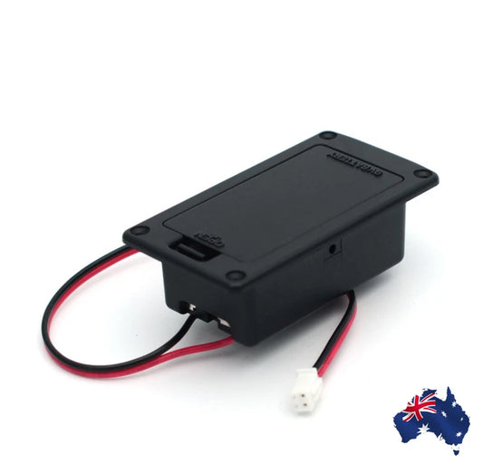 Electric Guitar Bass Active Pickup 9v Battery Box Holder Case Cover Holders Part