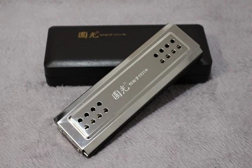 24-Hole Double-Sided Tremolo Harmonica Dual Key C/G Blues Classical Instrument