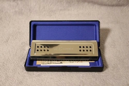 24-Hole Double-Sided Tremolo Harmonica Dual Key C/G Blues Classical Instrument
