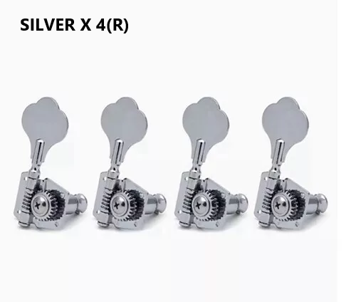 4PCS Electric Bass Guitar Tuners Tuning Pegs Keys Machine Heads Open Gear NEW AU