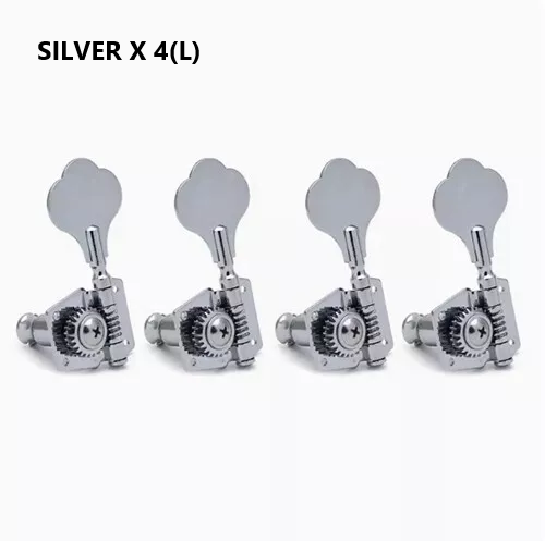 4PCS Electric Bass Guitar Tuners Tuning Pegs Keys Machine Heads Open Gear NEW AU