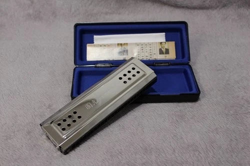 24-Hole Double-Sided Tremolo Harmonica Dual Key C/G Blues Classical Instrument